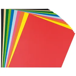 Fotokarton, bunt, 21 x 29,7 cm, 50 Blatt