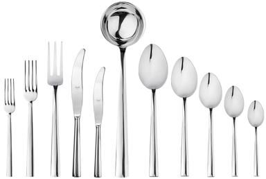 Mepra Levantina Flatware Set - 87 Pieces - Stainless Steel