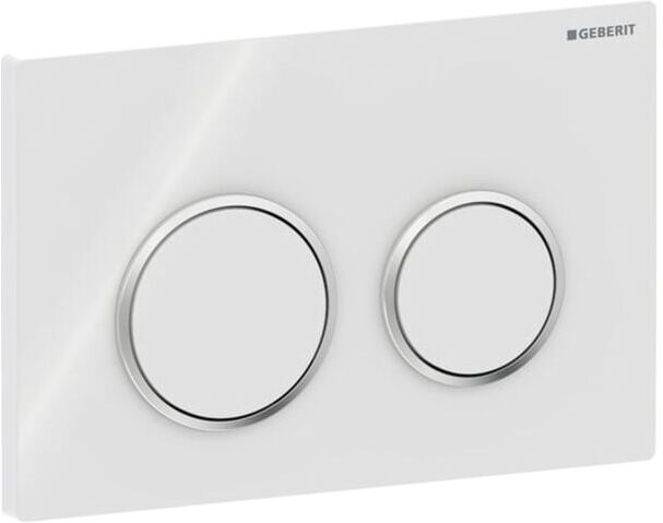 Geberit Kappa 21 Betätigungsplatte 115240KJ1 weiss/hochglanz verchromt