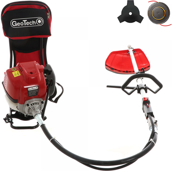 GeoTech GT-4 36 BP - Decespugliatore a zaino con motore a benzina 4 tempi