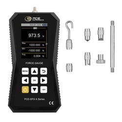 PCE Instruments Kraftmessgerät PCE-DFG 1000 X 1000N 7.200Hz Genau ±0,05% F.S. Speicher Software Kalibriererinnerung