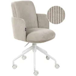 BÜROSTUHL Cord Taupe Dryden