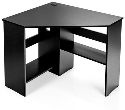 Corner Desk 90 Degrees Triangle Computer Desk Makeup Vanity Desk