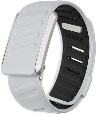 Everyday Crate WHOOP 4.0 Silicone Sports Watch Band Adjustable Breathable Replacement Wrist Strap light Grey+black