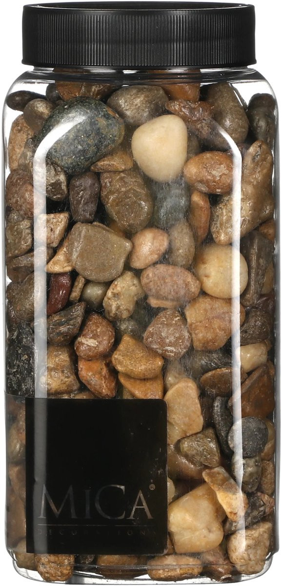 Mica Decorations Bruin Decoratiesteentjes - 650 ml