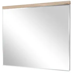 Primo Spiegel 80 x 85 cm Bari ¦ holzfarben ¦ Glas,Aluminium,Massivholz ¦ Maße (cm): B: 80 H: 85 T: 2.0