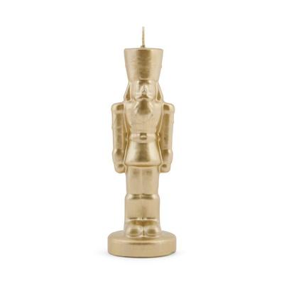 Figutrative-Kerze, gold, Lack 'Nussknacker'