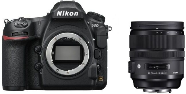 Nikon D850 + Sigma 24-70mm f2,8 DG OS HSM (A)
