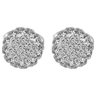 Paar Ohrhänger ADELIA´S "Ohrringe – Ohrstecker aus Titan mit Strass Steinchen", Damen, Gr. Damen, Titan, silber, Ohrringe, Ideal als Geschenk zum Jubiläum