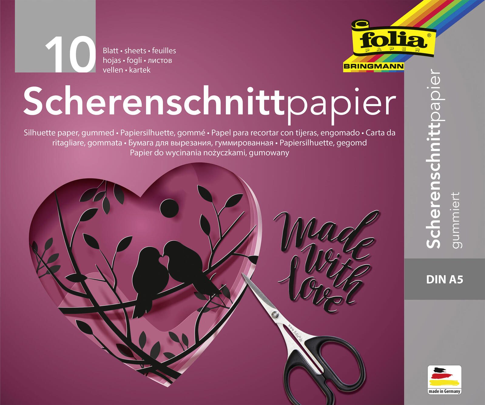folia Scherenschnittpapier DIN A5 105 g/m² 780