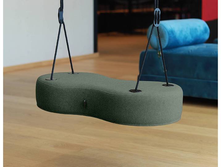 Schaukel TAPA 80 x 15 x 40cm Grün/Dunkelgrün