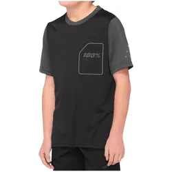 100%, Mädchen, Velotrikot, Ridecamp Youth Jersey (XL), Blau, XL