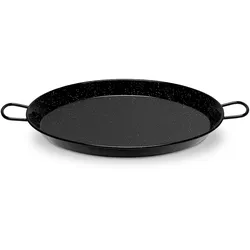 Emaillierte Paellapfanne für Induktion und Glaskeramikkochfeld Ø32Cm (5 Personen). Vaello