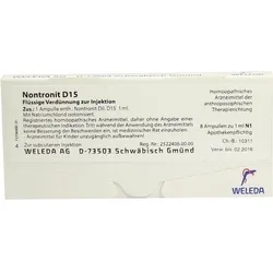 NONTRONIT D 15 Ampullen 8 ml