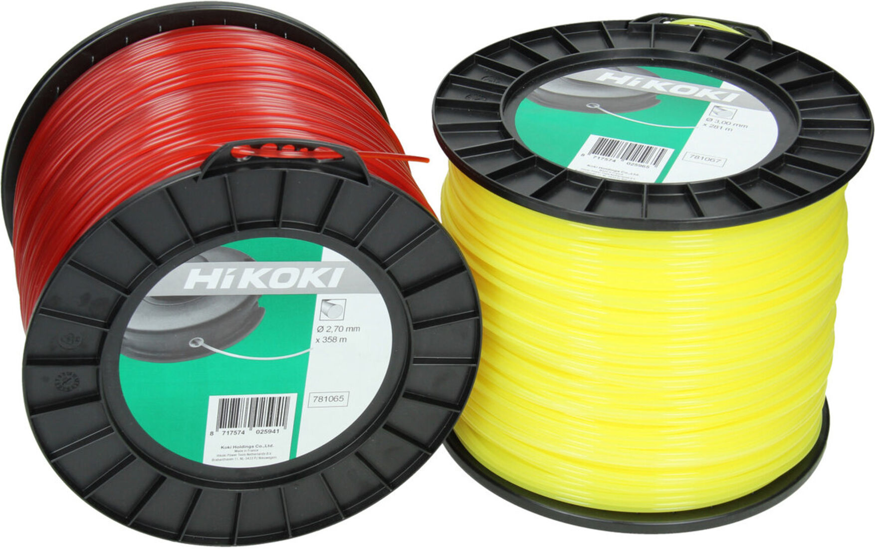 HiKOKI Trimmerfaden spiralförmig 2.7mm rot 215m 1125g (781084)