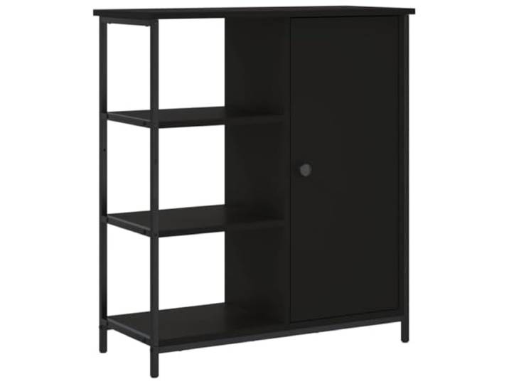 vidaXL Sideboard Schwarz 70x30x80 cm Holzwerkstoff