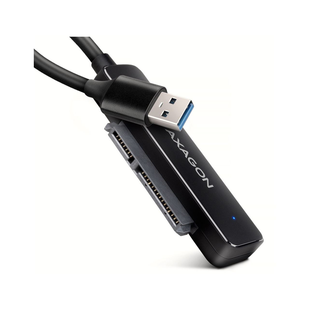 AXAGON ADSA-FP2A USB3.2 Gen1 - SATA 6G 2.5" HDD/SSD FASTPort2 Adapter USB-A-Adapter für Festplatten und SSDs, für 2,5-Zoll-Laufwerke, unters