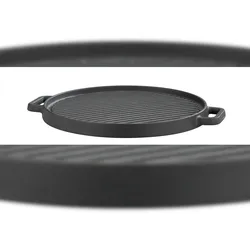 GSW Runde Grillplatte 30 cm Black Iron BBQ