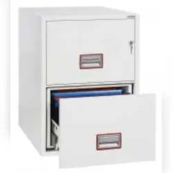 Phoenix Safe Phoenix World Class Vertical Fire File FS2252K Aktenschrank mit 2 Schubladen und Schlüsselschloss