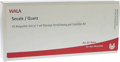 WALA Heilmittel GmbH SECALE QUARZ Ampullen 10X1 ml 01752133