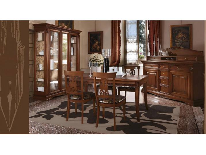 Xlmoebel Esstisch Traditioneller Esstisch aus hochwertigem Holz in elegantem Design (Esstisch), Hergestellt In Italy