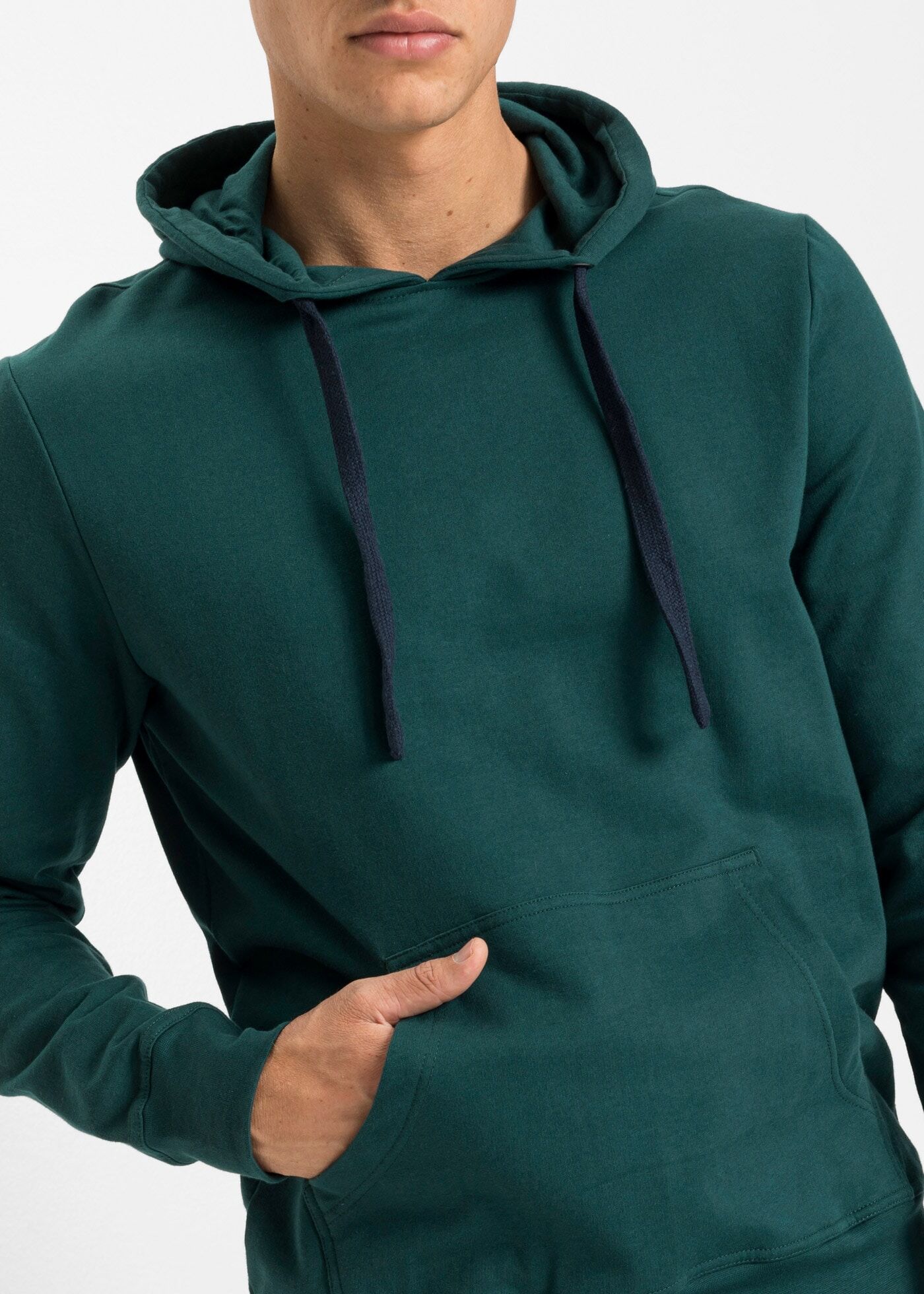 bonprix "Hoodie aus reiner Baumwolle", mit weich angerauter Innenseite, Regular Fit, hüftbedeckend