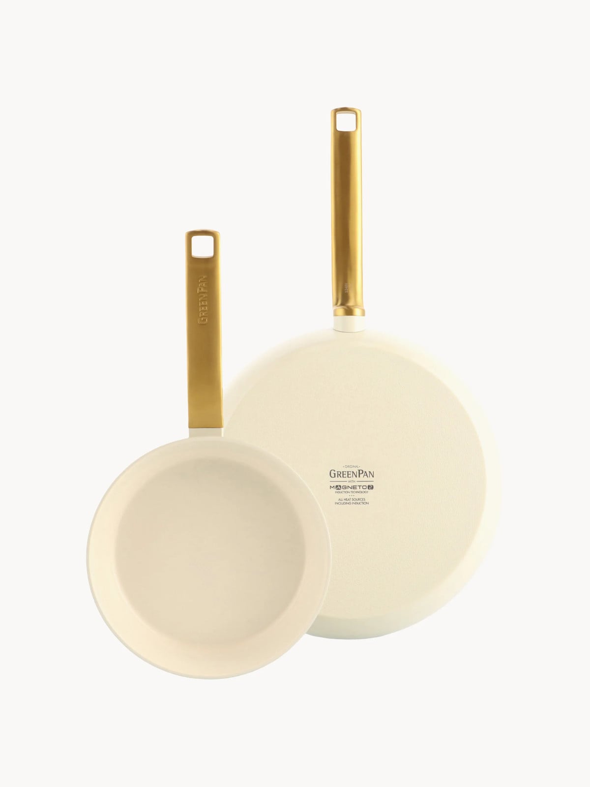 GreenPan Evolution braadpannen met antiaanbaklaag, 2-delig