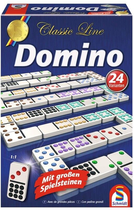 Classic line : Dominos avec de très grandes pièces de jeu - Schmidt