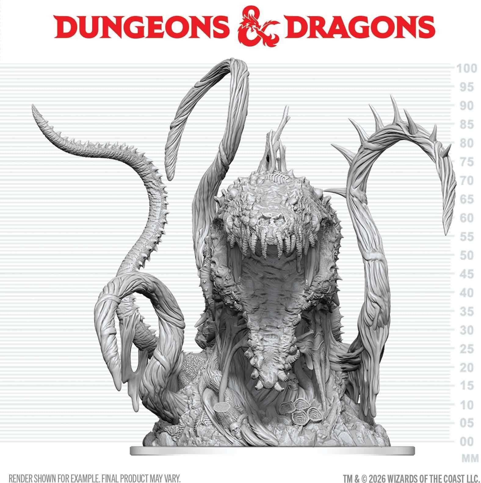 Wiz Kids LLC D;D Nolzur's Marvelous Miniatures: Spore of Moander (W29) - 75 mm Fantasy Miniature for Painting and Dungeons & Dragons