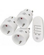 Brennenstuhl 3 Comfort-Line Mini Funksteckdosen 3er (1507070)