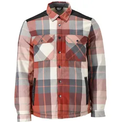 MASCOT Herren Langarmhemd CUSTOMIZED Herbstrot-kariert L - 23104-446-298-L - Herbstrot-kariert