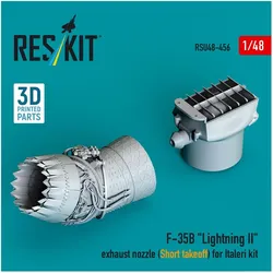 ResKit F-35B Lightning II exhaust nozzle (Short takeoff) for Italeri kit (3D printed)