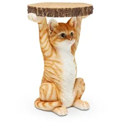 KARE DESIGN Beistelltisch Ms. Cat 81957 Polyresin Braun