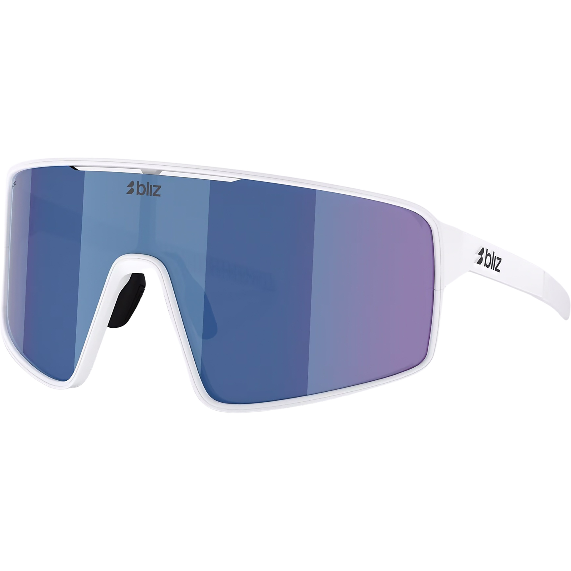 Bliz P001 XL Sportbrille Sportbrillen & Sportsonnenbrillen weiss Größe XL | 0-142 Laufen | Trailrunning | Surfen/ SUP | Mountainbike | Gravel | Rennrad | Commuting