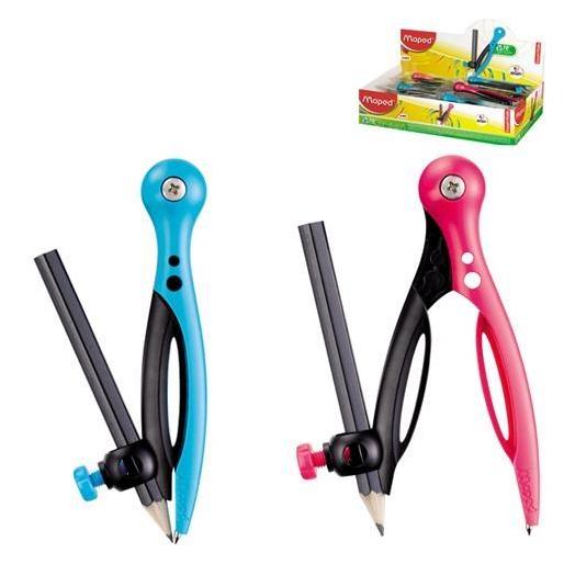 Maped Essential Kunststoff-Kompass + Bleistift (205351)
