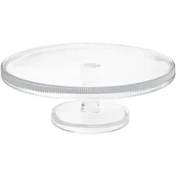 Stelton Tortenplatte Pilastro Ø 30 cm Glas Transparent Klar