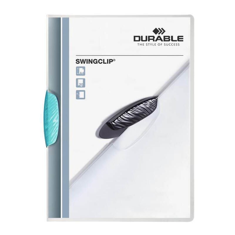 DURABLE 25 Klemmhefter SWINGCLIP mittelblau