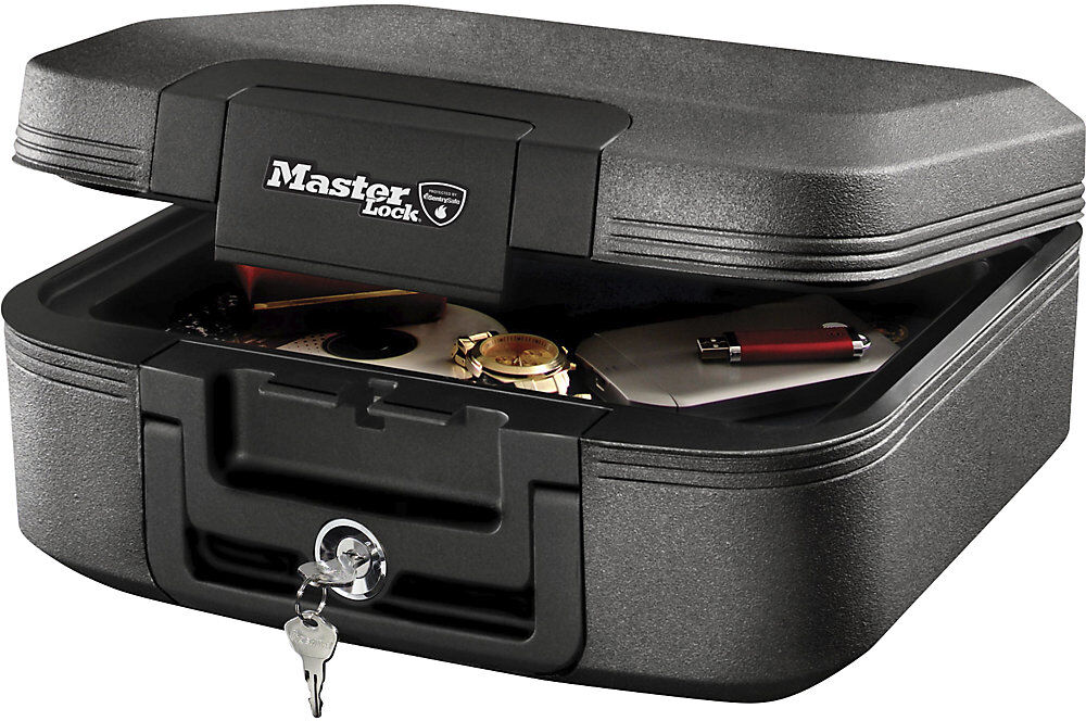 Dokumentenbox, feuerfest und wasserdicht, Mittel, HxBxT 168 x 391 x 363 mm Masterlock