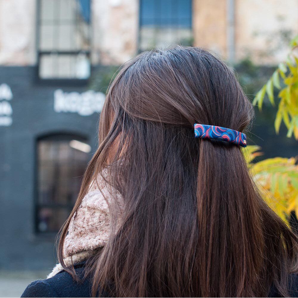 DONDELLA Hair Clip Chic Leather 7cm