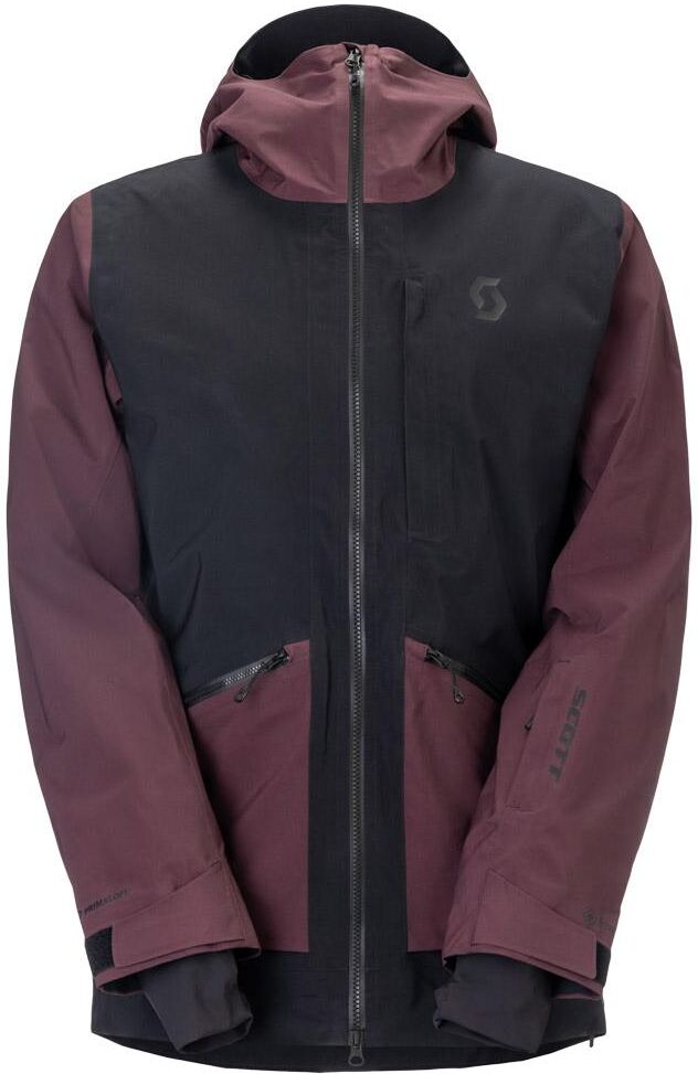 Scott  - Vertic Gtx 2L Primaloft Black Cocoa Red - S - Blouson Ski