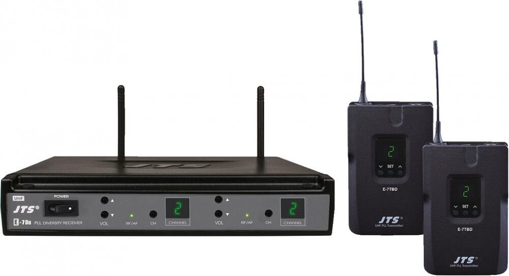 Jts E-7bpsetd/5 Uhf-Pll-Audio-Übertragungsset