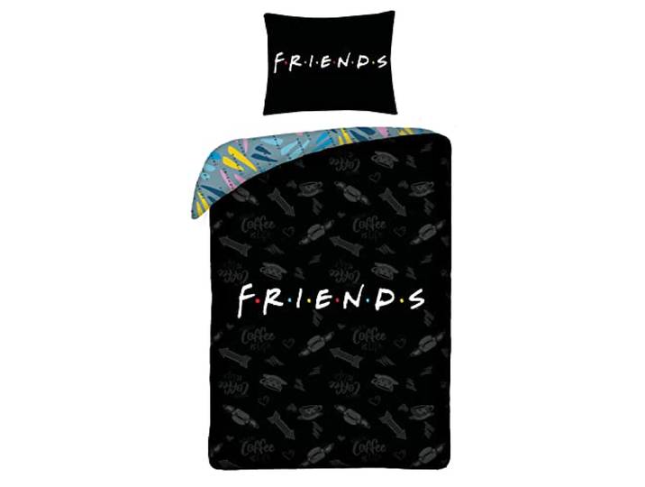 Halantex Friends beddengoed FR-0992BL, 140x200cm + 70x90cm, 100% Katoen