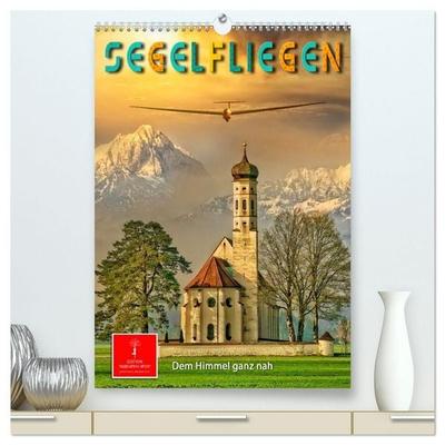 Segelfliegen - dem Himmel ganz nah (hochwertiger Premium Wandkalender 2027 DIN A2 hoch), Kunstdruck in Hochglanz