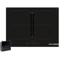 Set PVQ711HGA6 (HEZ9VDSB4 + PVQ711H26E), Autarkes Kochfeld schwarz, 70 cm, mit integriertem Dunstabzug, Home Connect