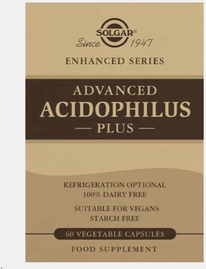ADVANCED ACIDOPHILUS PLUS 60 CAPSULAS SOLGAR
