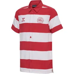 hummel DBU 24 Fan-Shirt Kinder 3681 - tango red/white 152