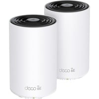 Deco XE75 2er-Pack, Mesh Router weiß, 2 Geräte, Tri-Band