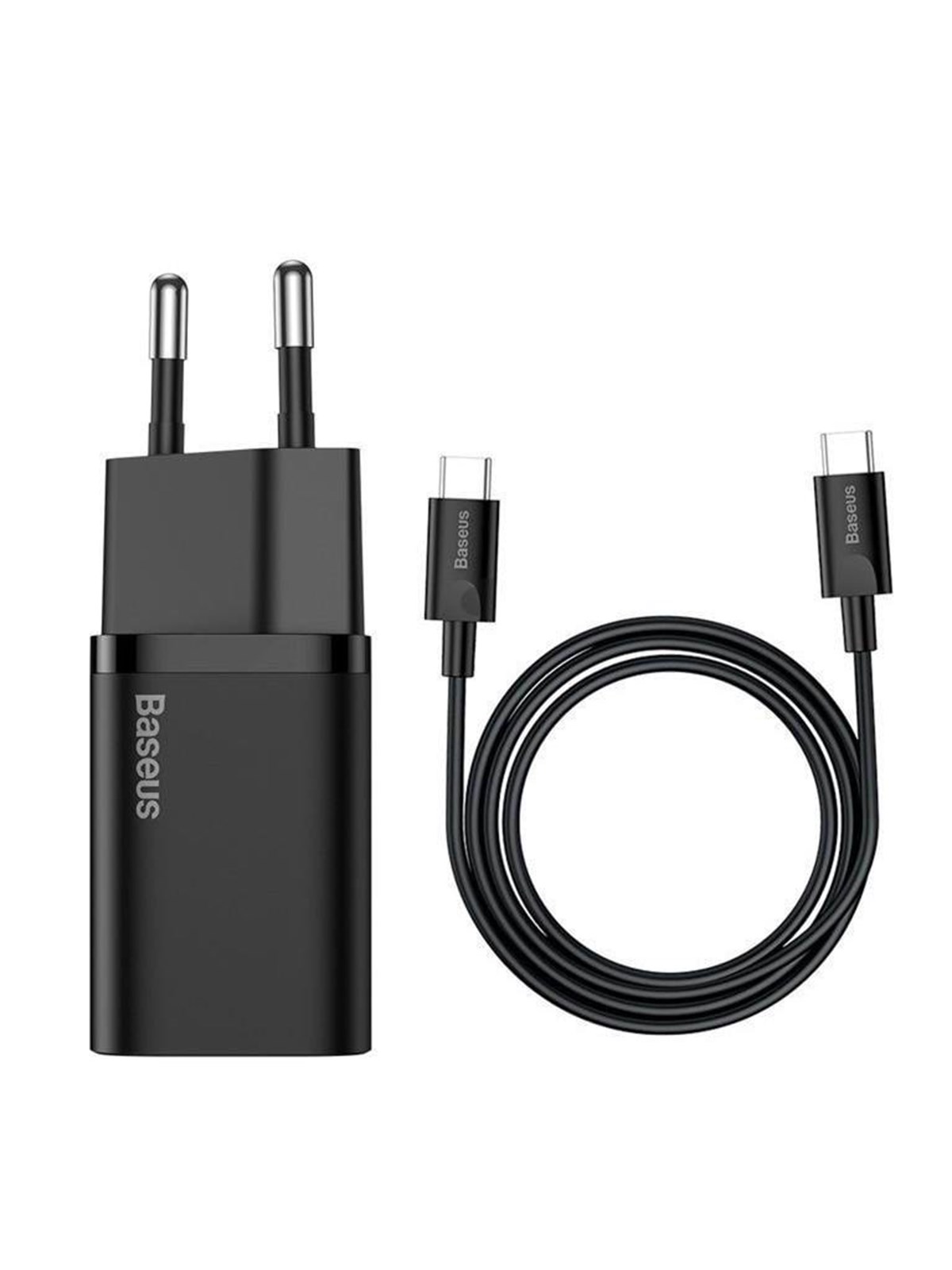 Baseus Super Si Quick Charger 1C 25W with USB-C cable for USB-C 1m (black)