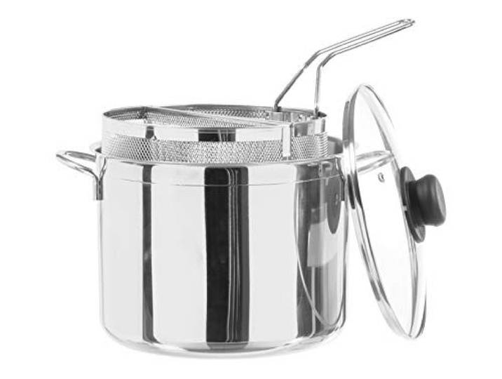 Inoxpran 541244 Inoxdual Eierkocher mit 2 Körben und Deckel, Edelstahl, 24 cm