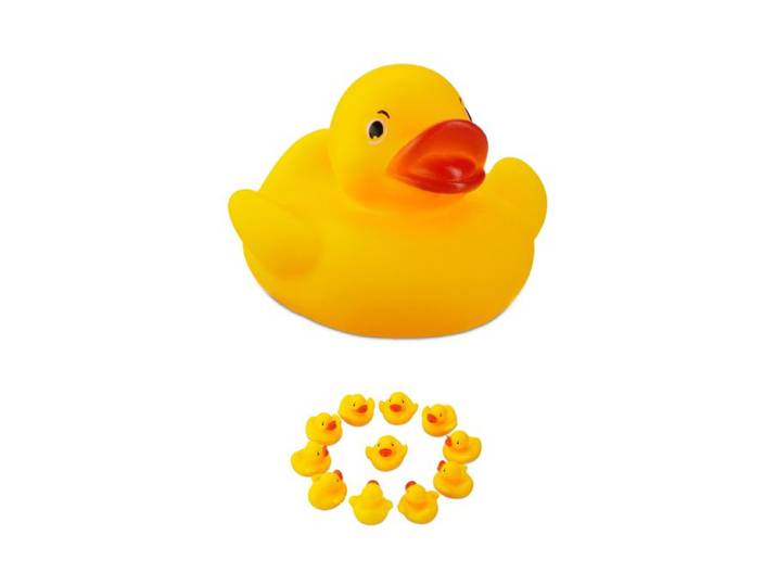 Relaxdays 24 x Badeente 5cm